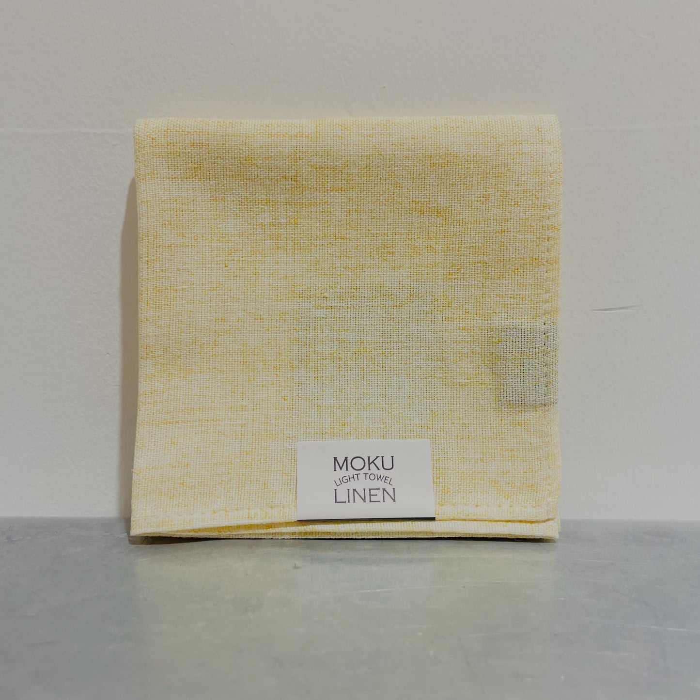 MOKU ハンカチ MOKUリネン イエロー