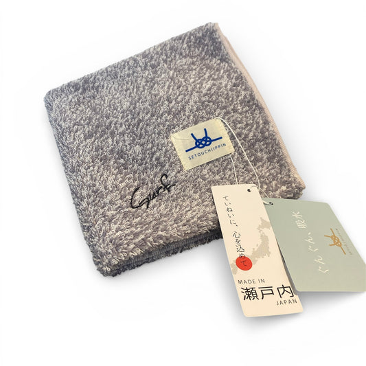 surfオリジナル　ウォッシュタオル 夕凪 グレー