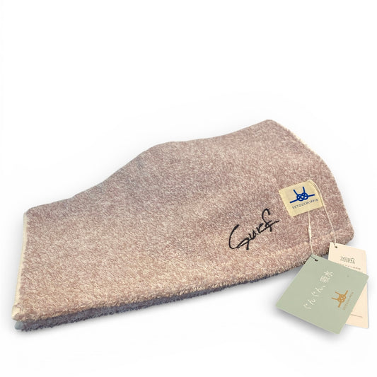 surfオリジナル　フェイスタオル 夕凪 ベージュ