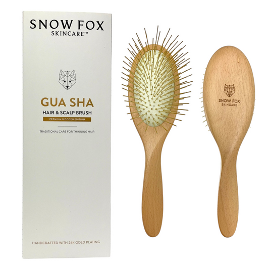 Snowfox プレミアム FOX カッサ ウッド ヘアブラシ