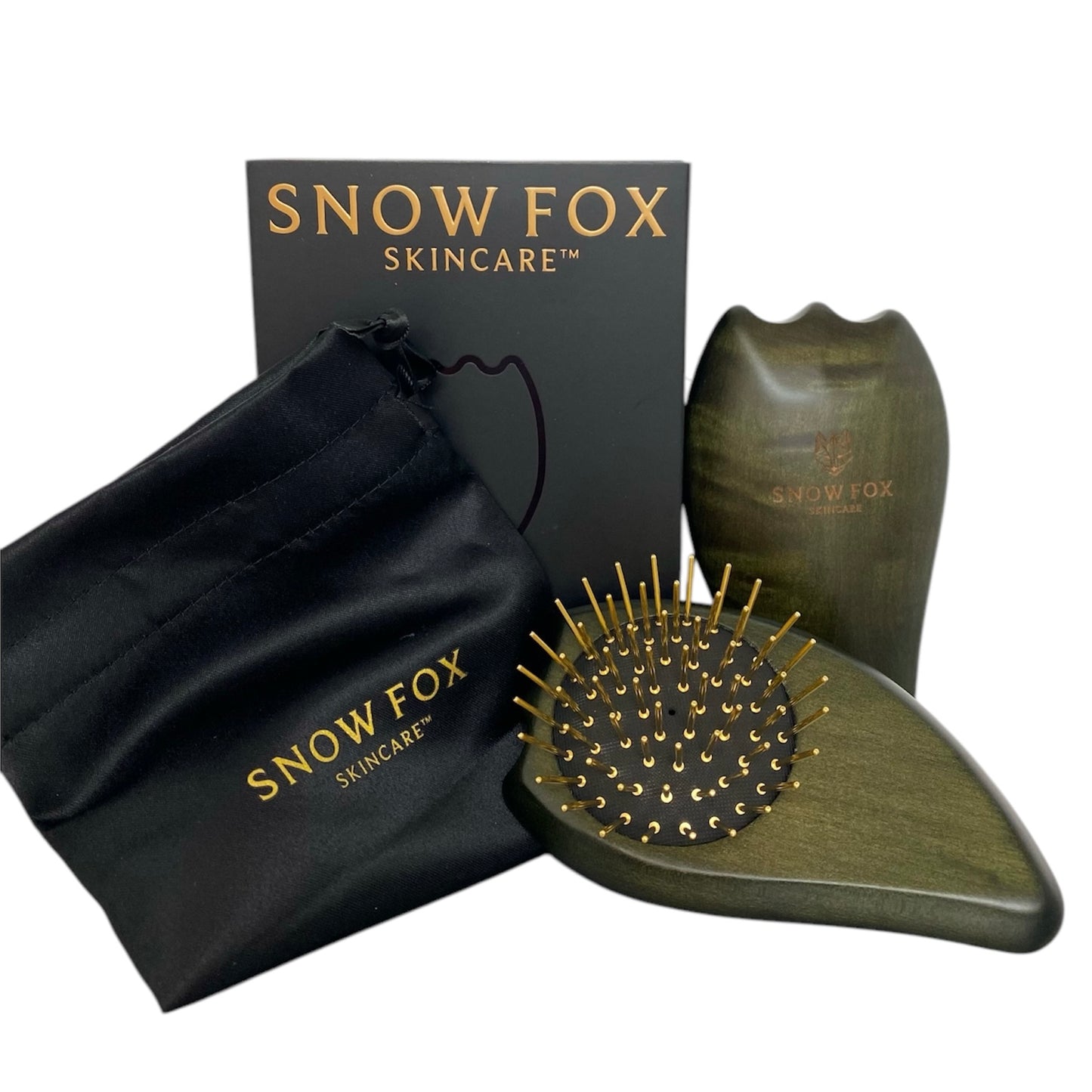 SnowFox プレミアム FOX カッサ ゴースト ヘアブラシ
