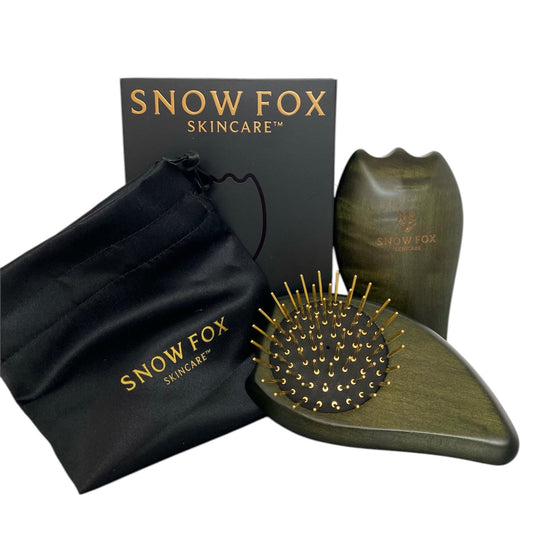 SnowFox プレミアム FOX カッサ ゴースト ヘアブラシ