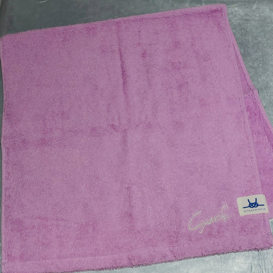 surfオリジナル　フェイスタオル ピンク×ピンク