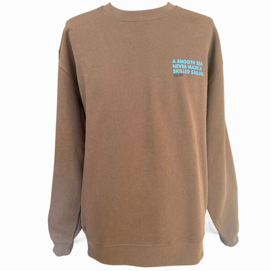 Skilled Sailor Crewneck　ダークブラウン